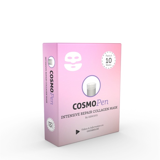 Box of 10 CosmoPen microneedling collagen masks