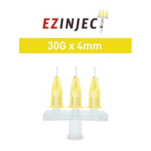 Box of 5 ezINJECT 30 gauge by 4 millimeters